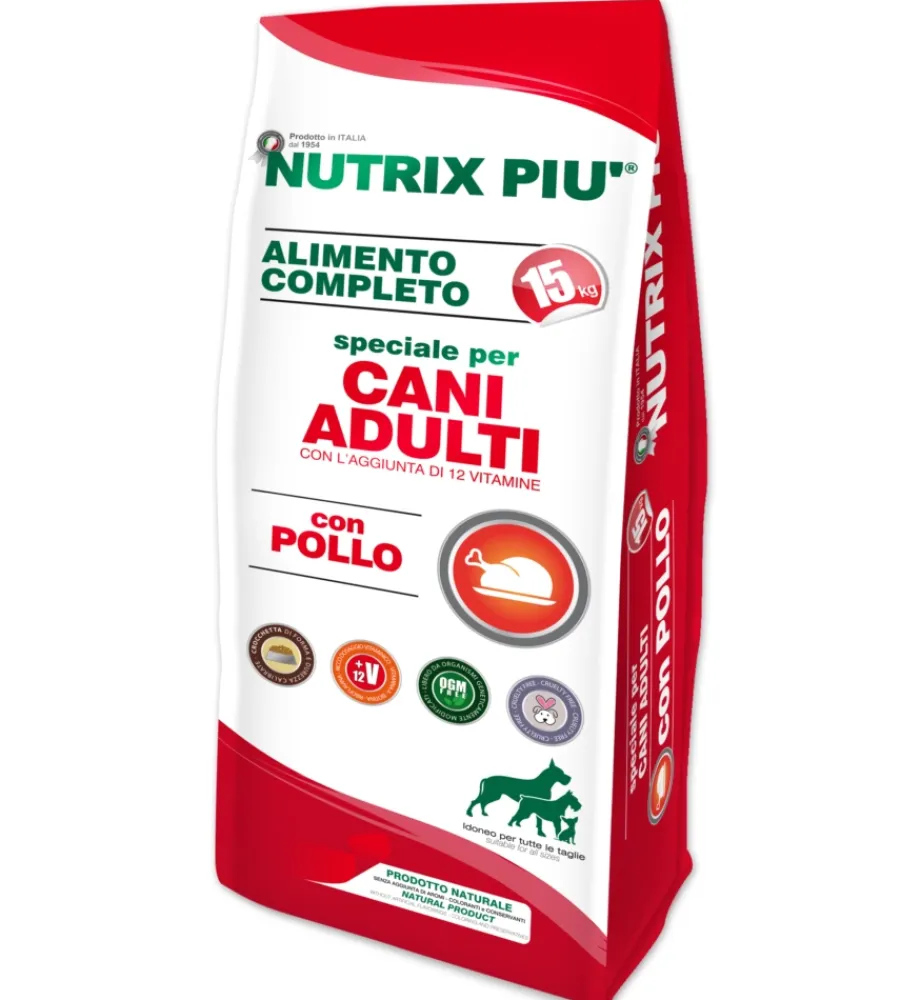Alimenti Secco Cane-Nutrix Più Crocchette per cani nutrix piu' "speciale" adulto di tutte le taglie con pollo 15 kg