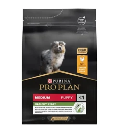 Purina Alimenti Secco Cane|Crocchette per cani "pro plan" cucciolo di taglia media con pollo healthy start 3 kg