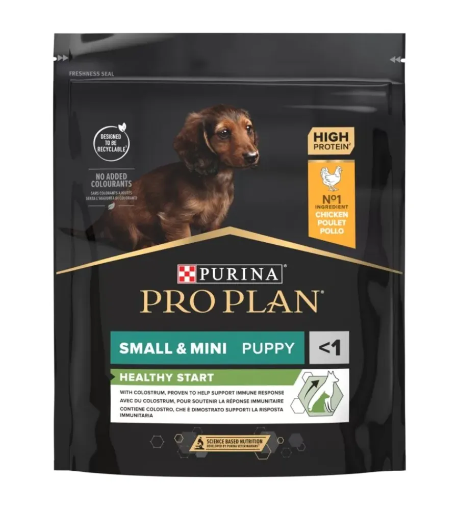 Alimenti Secco Cane-Purina Crocchette per cani "pro plan" cucciolo di taglia piccola con pollo healthy start 700 gr