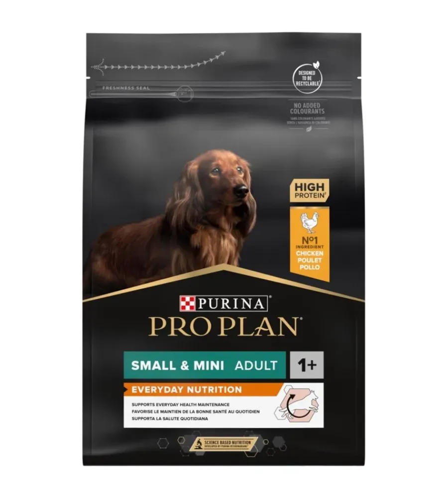 Alimenti Secco Cane-Purina Crocchette per cani "pro plan" adulto di taglia piccola con pollo everyday nutrition 3 kg