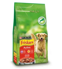 New Crocchette per cani purina "active" adulto di tutte le taglie con manzo 4 kg Alimenti Secco Cane
