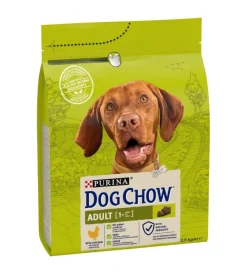 Purina Alimenti Secco Cane|Crocchette per cani "tonus dog chow" adulto di tutte le taglie con pollo 2,5 kg