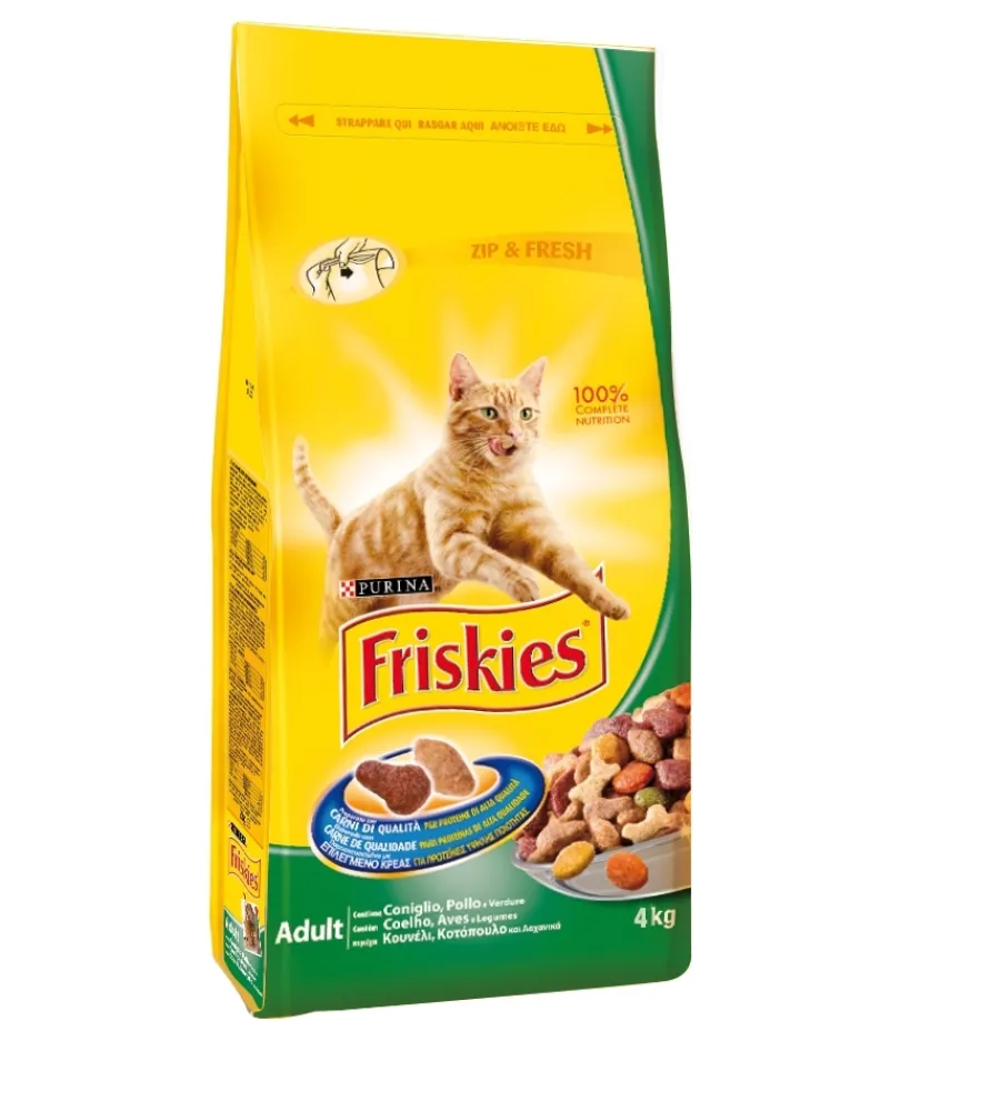 Clearance Crocchette per gatto adulto "vitality" con coniglio, pollo e verdure, 4kg - purina Alimenti Secco Gatto