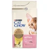 Alimenti Secco Gatto-Purina Crocchette per gatto kitten "cat chow" al pollo, 1,5 kg -