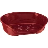 Cuscini E Brandine-Ferplast Cuccia da interno per cani e gatti "siesta deluxe 10" bordeaux, 93,5x68x28,5 cm -