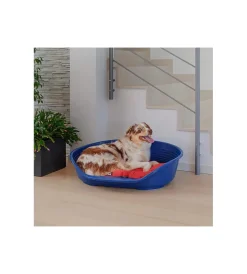 Online Cuccia da interno per cani e gatti "siesta deluxe 10" blu, 93,5x68x28,5 cm Cuscini E Brandine