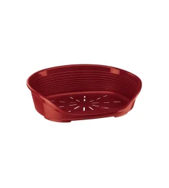 Cuscini E Brandine-Ferplast Cuccia da interno per cani e gatti "siesta deluxe 6" bordeaux, 70,5x52x23,5 cm -