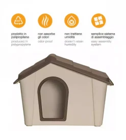Cucce E Accessori Relativi-Art Plast Cuccia per cani da esterno artplast