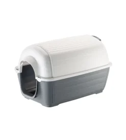 Ferplast Cucce E Accessori Relativi|Cuccia per cani da esterno "kenny mini" in resina grigio 40x66x40 cm
