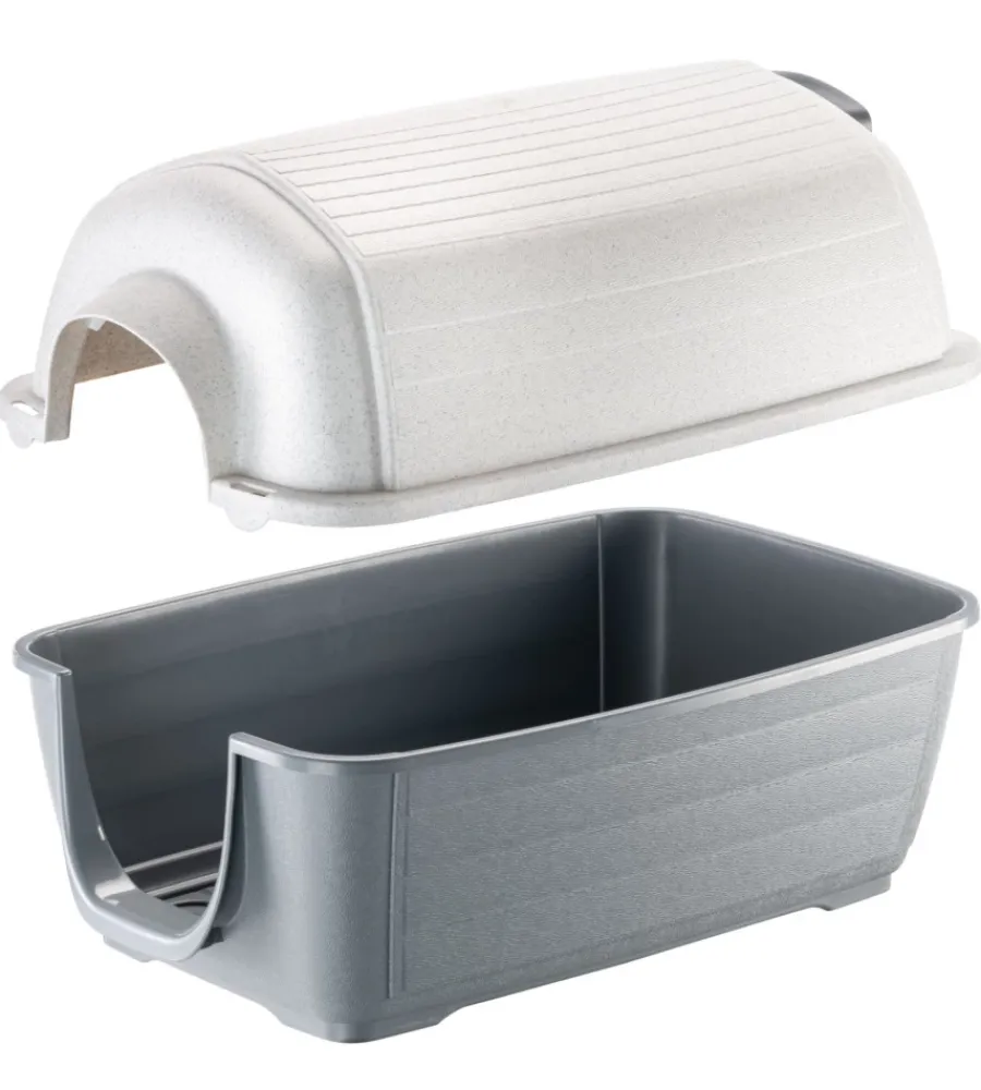 Ferplast Cucce E Accessori Relativi|Cuccia per cani da esterno "kenny mini" in resina grigio 40x66x40 cm