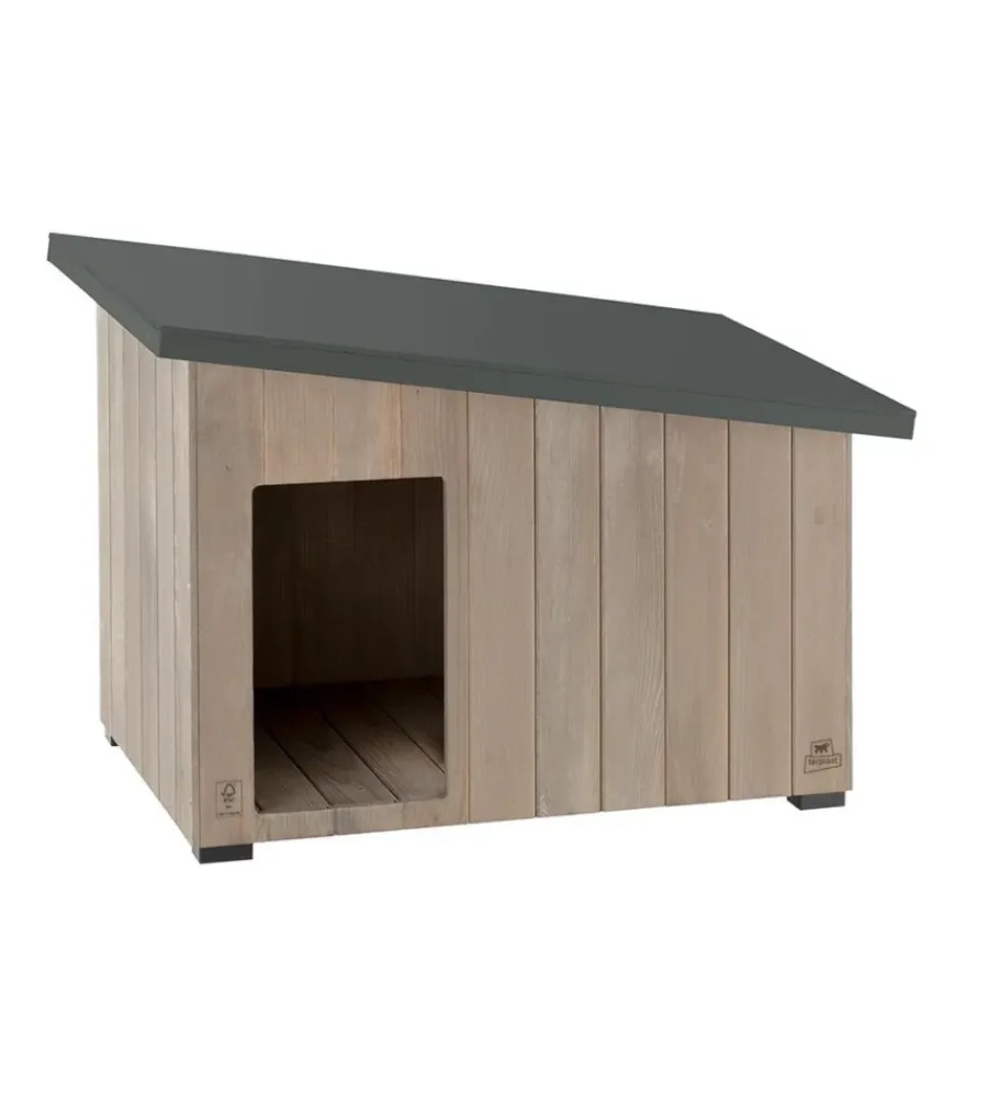 Cucce E Accessori Relativi-Ferplast Cuccia per cani da esterno "argo 80" in pino nordico 95,5x62,5x67 cm