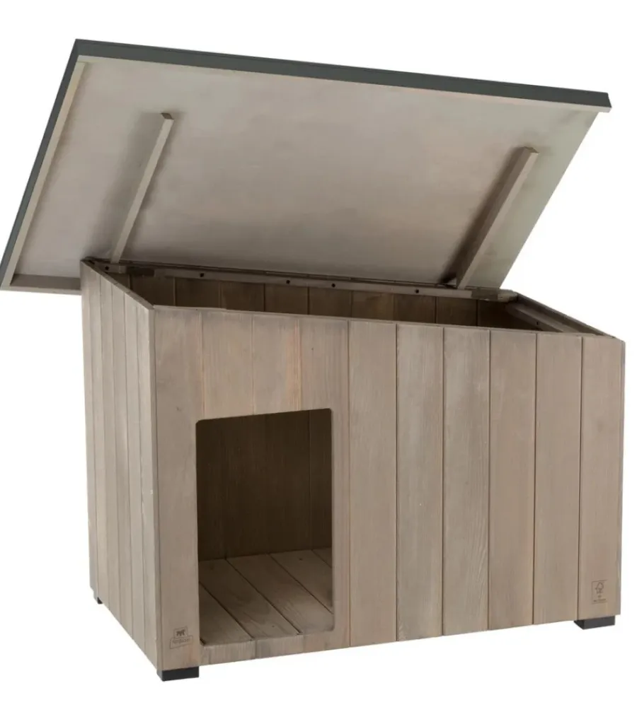 Cucce E Accessori Relativi-Ferplast Cuccia per cani da esterno "argo 80" in pino nordico 95,5x62,5x67 cm