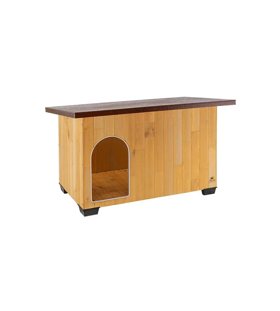 Ferplast Cucce E Accessori Relativi|Cuccia per cani da esterno "baita 120" in pino nordico 140x85,5x87 cm