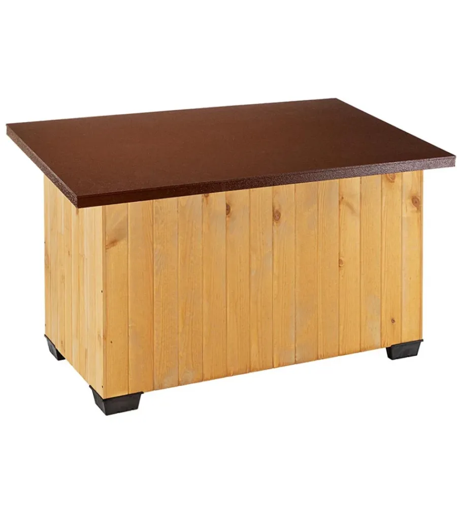 Ferplast Cucce E Accessori Relativi|Cuccia per cani da esterno "baita 120" in pino nordico 140x85,5x87 cm