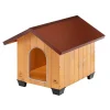 Ferplast Cucce E Accessori Relativi|Cuccia per cani da esterno "domus medium" in pino nordico 70x82x67 cm