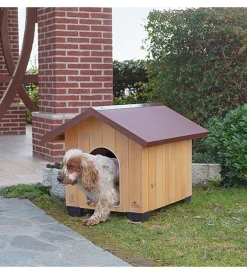 Ferplast Cucce E Accessori Relativi|Cuccia per cani da esterno "domus medium" in pino nordico 70x82x67 cm
