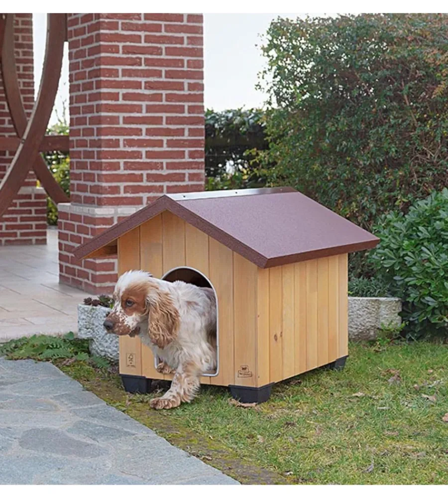 Ferplast Cucce E Accessori Relativi|Cuccia per cani da esterno "domus medium" in pino nordico 70x82x67 cm