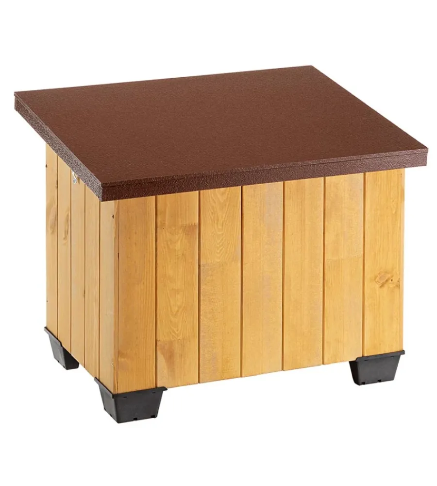 Ferplast Cucce E Accessori Relativi|Cuccia per cani da esterno "baita 60" in pino nordico 67x53x55,5 cm