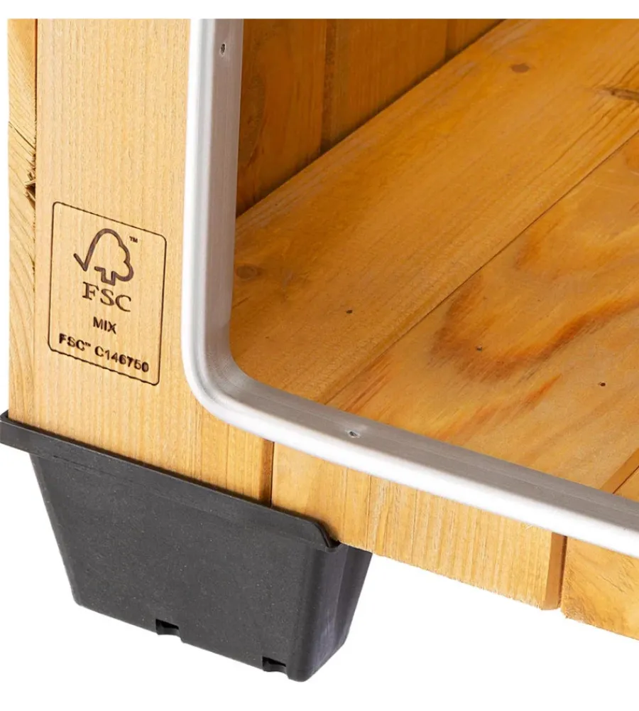 Ferplast Cucce E Accessori Relativi|Cuccia per cani da esterno "baita 60" in pino nordico 67x53x55,5 cm