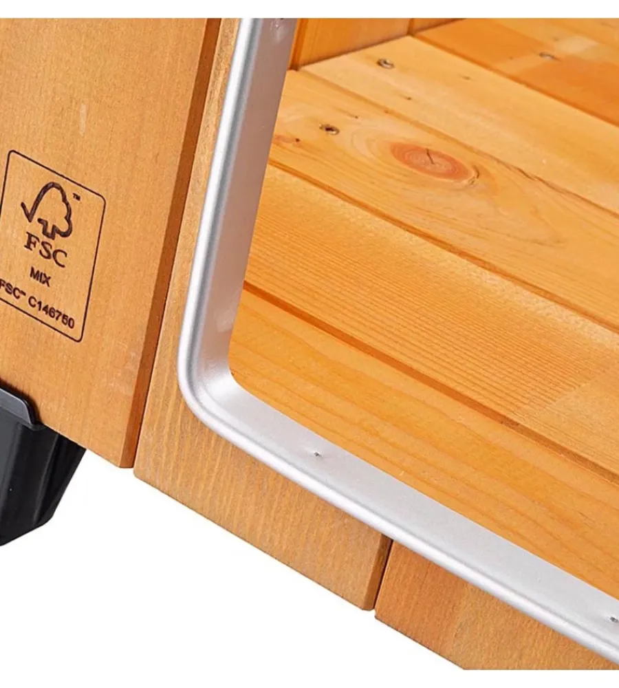 Ferplast Cucce E Accessori Relativi|Cuccia per cani da esterno "domus small" in pino nordico 60,5x73,5x54,4 cm