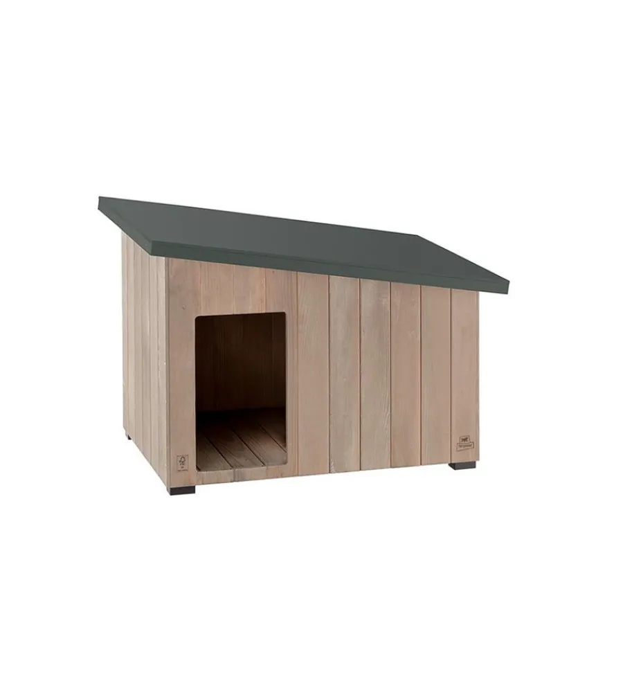 Ferplast Cucce E Accessori Relativi|Cuccia per cani da esterno "argo 50" in pino nordico 58,5x42,5x44,5 cm