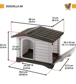 Cucce E Accessori Relativi-Ferplast Cuccia per cani da esterno