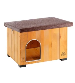 Ferplast Cucce E Accessori Relativi|Cuccia per cani da esterno "baita 50" in pino nordico 56x46,5x41,5 cm