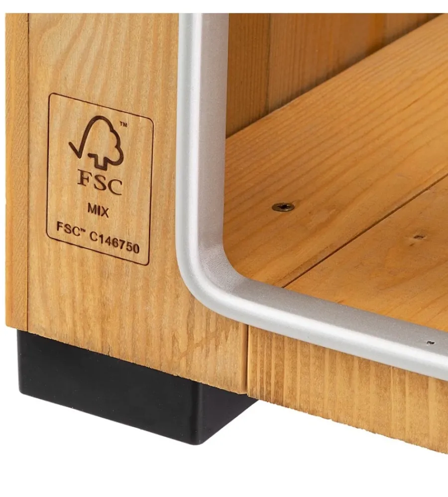 Ferplast Cucce E Accessori Relativi|Cuccia per cani da esterno "baita 50" in pino nordico 56x46,5x41,5 cm