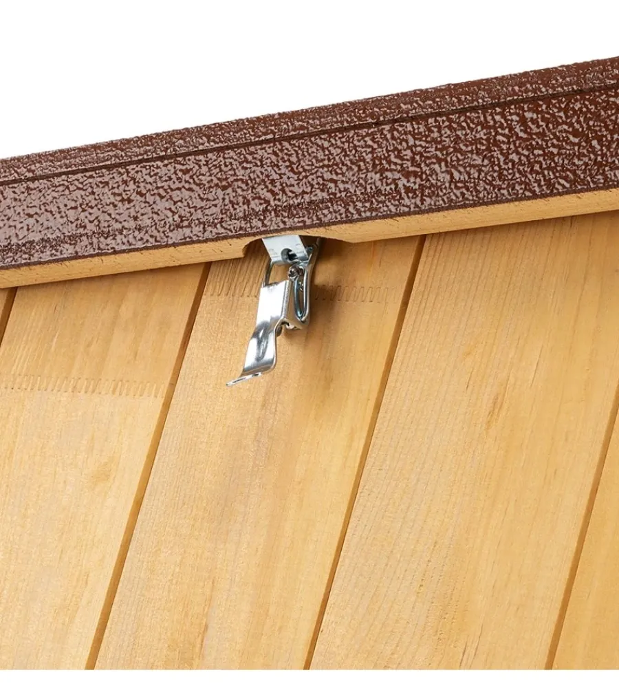 Ferplast Cucce E Accessori Relativi|Cuccia per cani da esterno "baita 50" in pino nordico 56x46,5x41,5 cm
