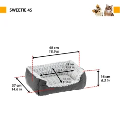 Ferplast Cuscini E Brandine|Cuccia per cani e gatti sweetie 45 -