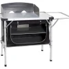 Campeggio-Brunner Cucina da campeggio pieghevole "chuck box ng" in alluminio e poliestere nero 1 scomparto 90x50x82 cm