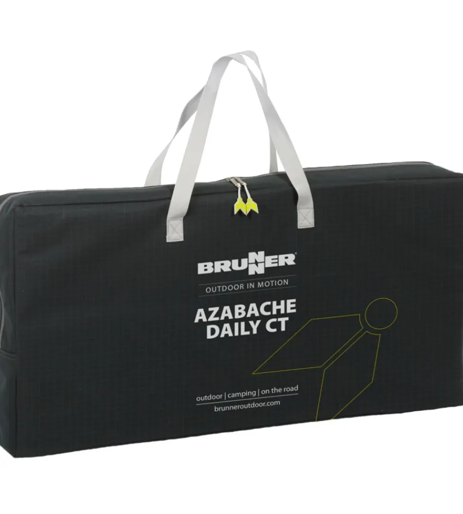 Campeggio-Brunner Cucina da campeggio pieghevole "azabache daily ct" in alluminio e poliestere grigio 2 scomparti 102x50,5x84 cm