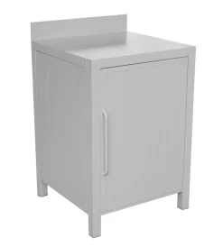 Barbecue- Cucina da esterno modulare solaria "modulo 3" in alluminio grigio chiaro 60x60x90 cm