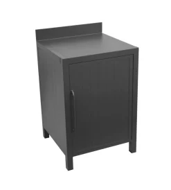Clearance Cucina da esterno modulare solaria "modulo 3" in alluminio antracite 60x60x90 cm Barbecue