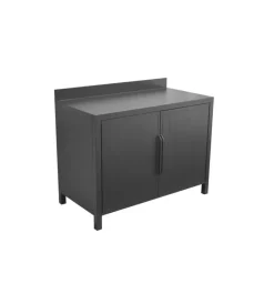 Hot Cucina da esterno modulare solaria "modulo 4" in alluminio antracite 120x60x90 cm Barbecue