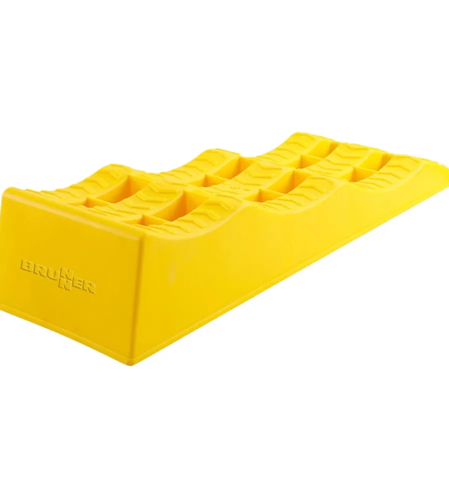 Brunner Campeggio|Cunei livellatori "leveler parking" a 3 strati, colore giallo