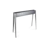 Outlet Cuocispiedini a carbonella "miami 800 f" in ferro alluminato  106x36x83 cm Barbecue