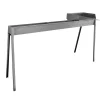 Barbecue-Lisa Cuocispiedini a carbonella "torino 80+40" con kit paratia 119x49,5x91 cm