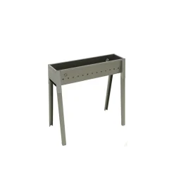 Barbecue-Lisa Cuocispiedini a carbonella "torino 50" in ferro alluminato 50x32,5x49,5 cm