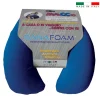 Letti E Comodini|Cuscino da viaggio in memory foam blu