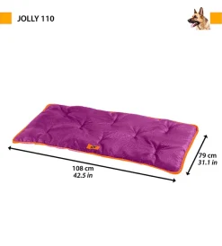 Ferplast Cuscini E Brandine|Cuscino  "jolly 110" viola, 108x79 cm -