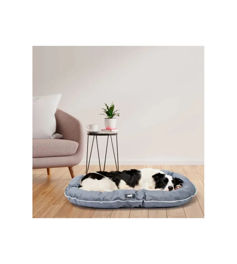 Cuscini E Brandine-Ferplast Cuscino per cani "oscar 80" grigio, 80x60x11 cm -
