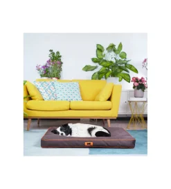 Ferplast Cuscini E Brandine|Cuscino "polo 110" marrone, 110x70x8 cm -