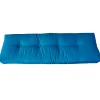 EuroGarden Tessile D'Arredo|Cuscino schienale per divano pallet in tessuto turchese 120x40x10 cm