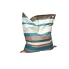 Poltrone E Pouf- Cuscinone riga grigia armonia 135x135x160 cm