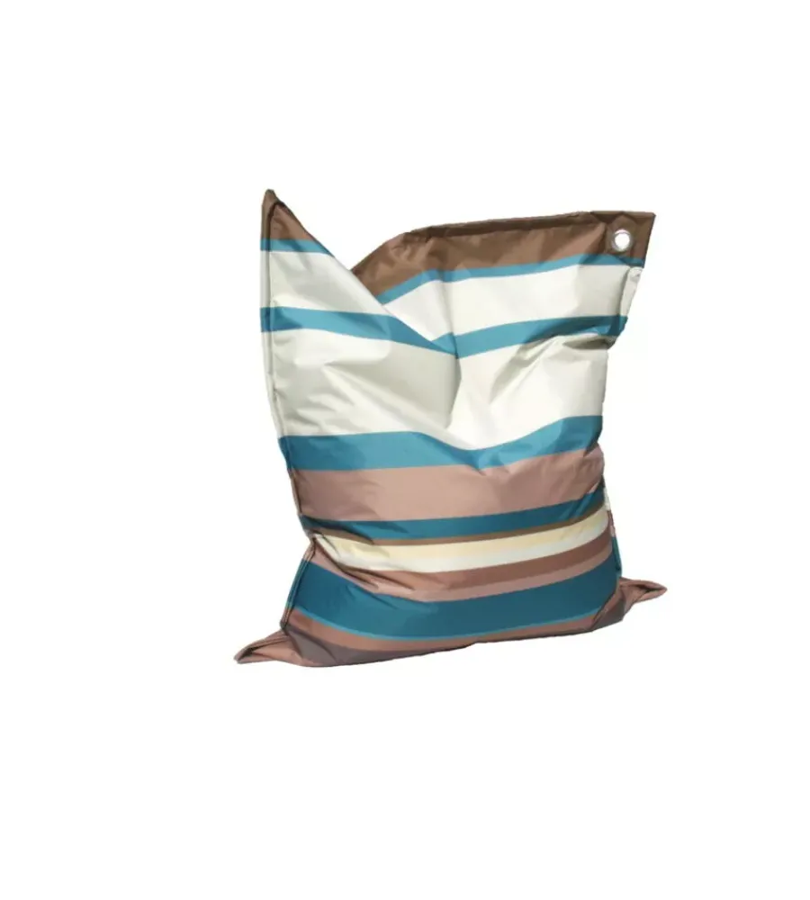Poltrone E Pouf- Cuscinone riga grigia armonia 135x135x160 cm
