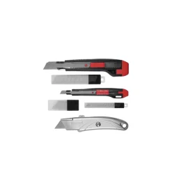 Cutter E Forbici|Cutter + lame di ricambio 33 pezzi
