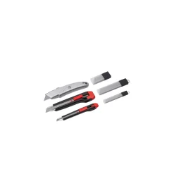 Cutter E Forbici|Cutter + lame di ricambio 33 pezzi