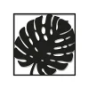 Decorazione Pareti|Decorazione in metallo da muro "leaf", 27,5x27,5 cm