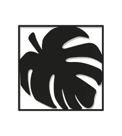 Sale Decorazione in metallo da muro "leaf", 27,5x27,5 cm Decorazione Pareti